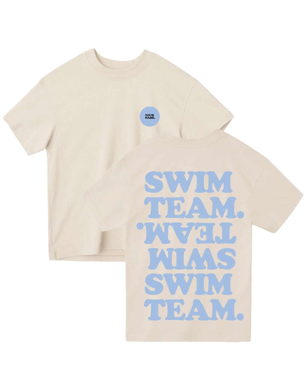 Exclusive Personalized Swim Team T-Shirt [For Purchase]