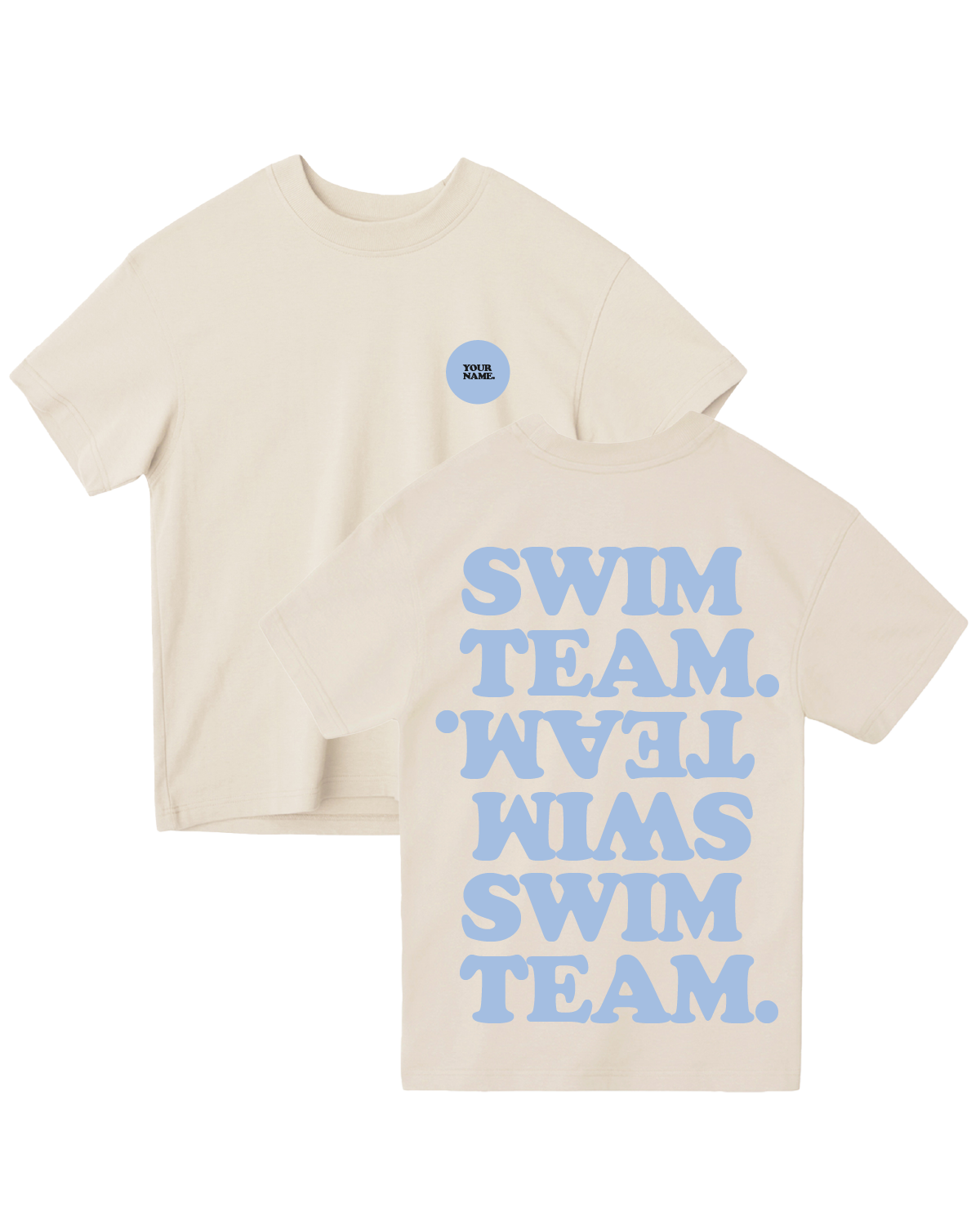 Exclusive Personalized Swim Team T-Shirt [For Purchase]